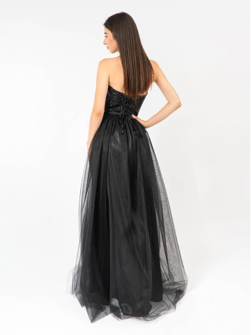 Long black formal dress Nicole